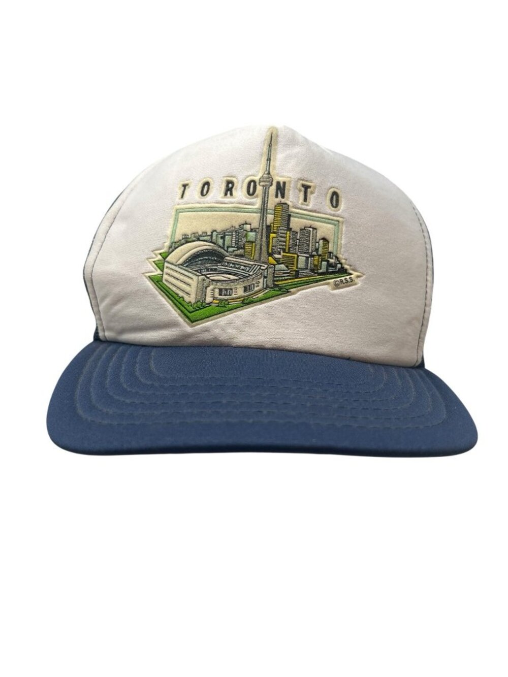 Toronto Skyline Vintage Snapback Trucker Hat Cap Cn Tower Skydome Rogers Centre
